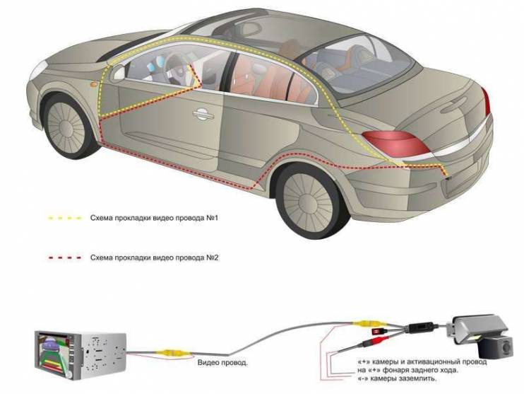 CCD штатная камера заднего вида с динамической разметкой AVIS Electronics AVS326CPR для LAND ROVER FREELANDER (#039)