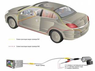CCD штатная камера заднего вида с динамической разметкой AVIS Electronics AVS326CPR для SUZUKI SX4 (#084), интегрированная с ручкой багажника